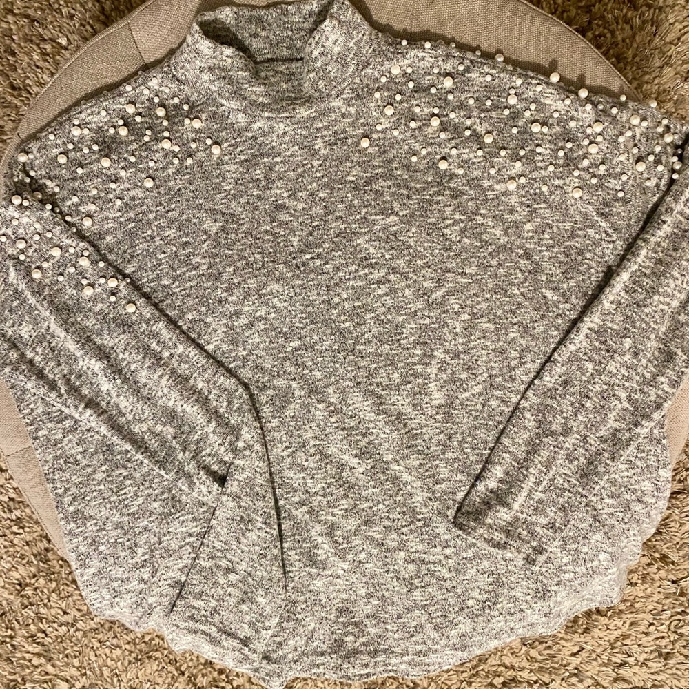 H & M Pearl Embellished Sweater